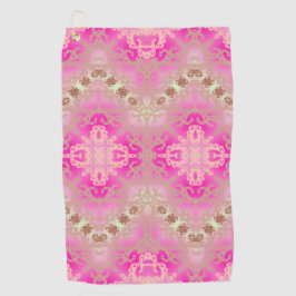 Toalla De Golf Fucsia geométrico – Patrón rosa