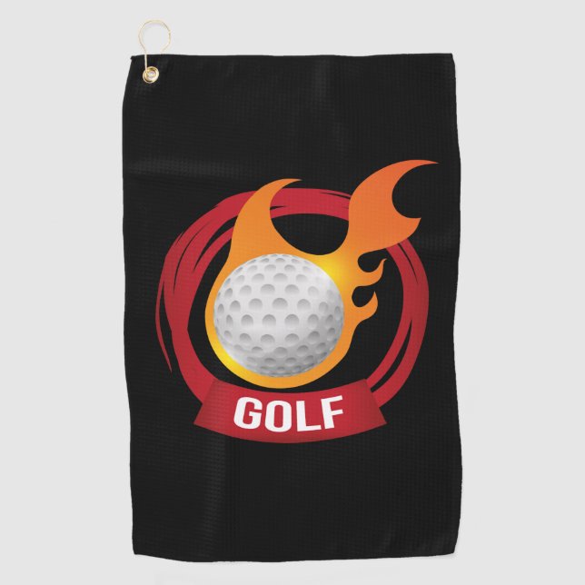 Toalla De Golf Fuego (Anverso)