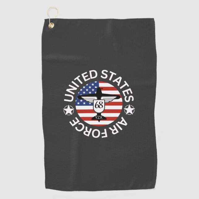 Toalla De Golf fuerza aérea de los estados unidos (Anverso)