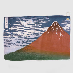 Toalla De Golf Fuji rojo, Volcán Aka Fujiyama Katsushika Hokusai