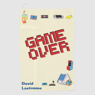 Toalla De Golf Fun Retro Video Gamer 🎮 Nerd