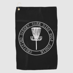 Toalla De Golf Funda de cesta certificado Disk Golf Junkie Golf T