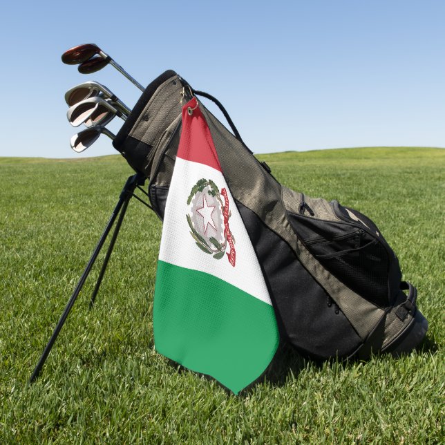 Toalla De Golf Funda de teléfono con bandera de Italia (Verde)