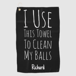 Toalla De Golf Funny Black Golfer Gifts Humor Quote Player Joke