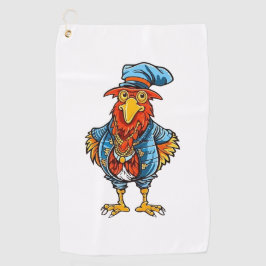 Toalla De Golf Funny Bossy Personalizado Rooster
