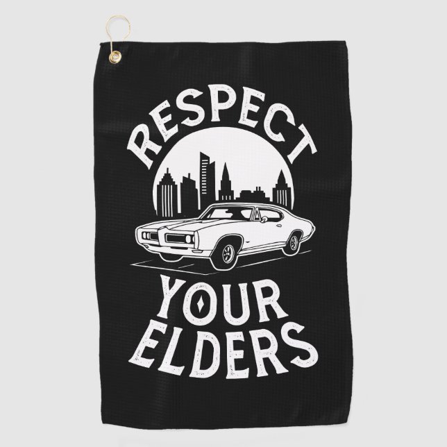 Toalla De Golf Funny Classic Car Quote (Anverso)