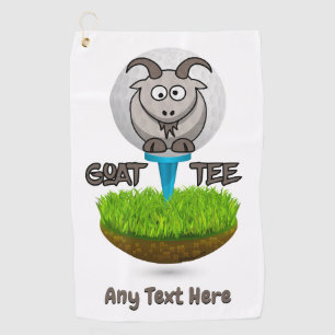 Toalla De Golf Funny Goat Golf Tee