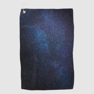 Toalla De Golf Galaxia Navy Blue Milkyway Nightsky Fotografía