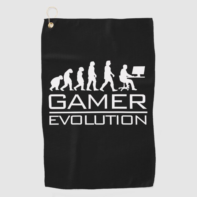 Toalla De Golf Gamer Gift | Gamer Evolution (Anverso)