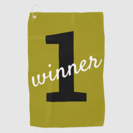 Toalla de golf "ganador"