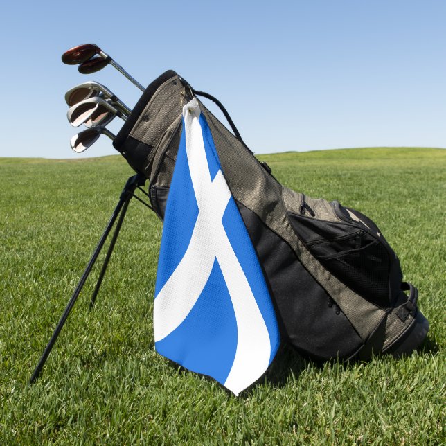 Toalla De Golf Ganancia de bandera escocesa (Verde)