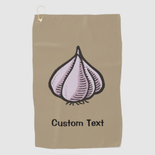 Toalla de golf Garlic Bulb
