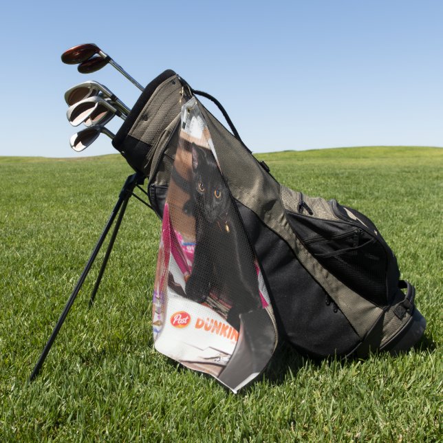 Toalla De Golf Gato (Verde)