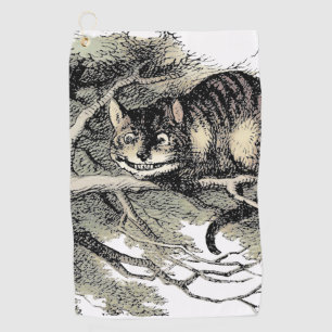 Toalla De Golf Gato de Cheshire Alice en el país de las maravilla