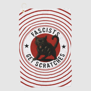 Toalla De Golf Gatos Contra Fascistas