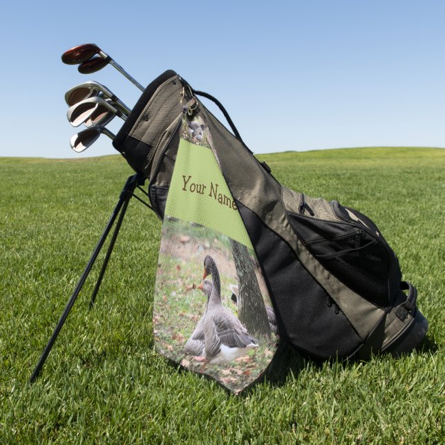Toalla De Golf Geese (Verde)