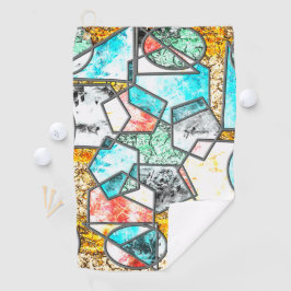 Toalla De Golf Geometric shapes with strange whitish textures