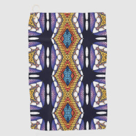 Toalla de golf geométrica colorida