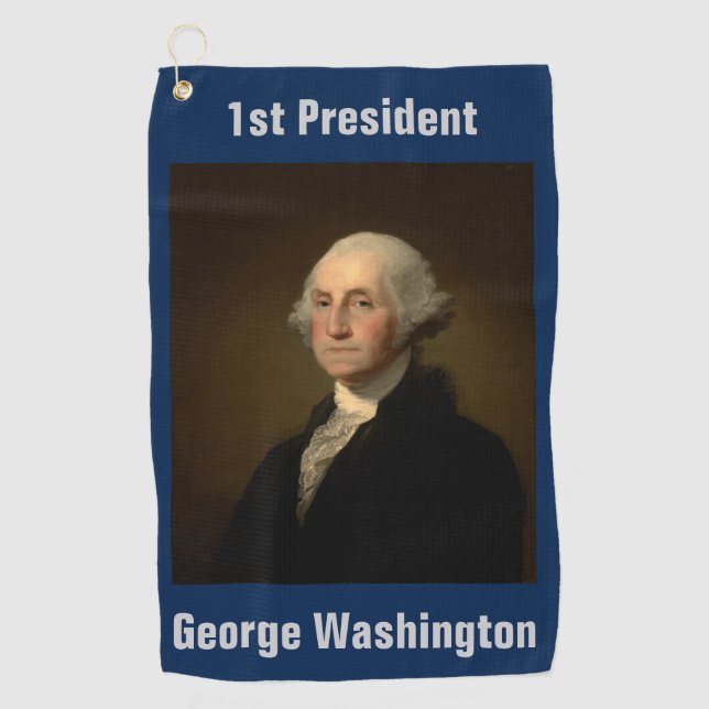 Toalla De Golf George Washington Primer presidente norteamericano (Anverso)