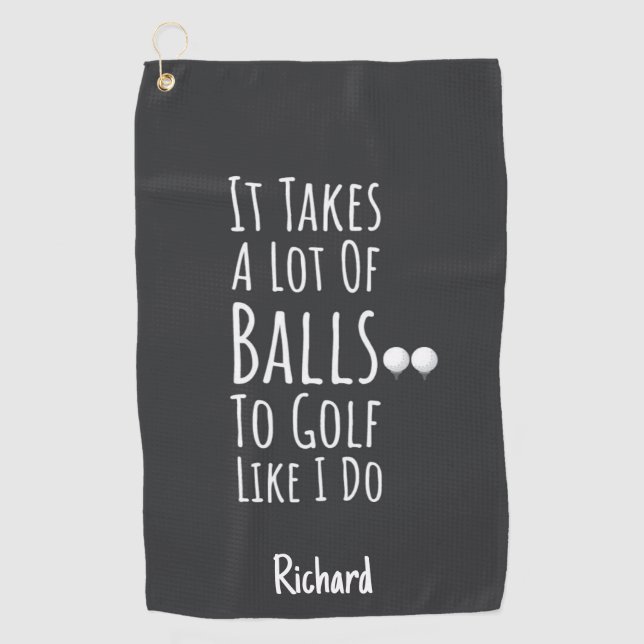 Toalla De Golf Gifts For Male Golfers Personalized Funny Guys Men (Anverso)