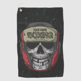 Toalla De Golf Gimnasio de Boxer Fight Club Skeleton Boxing Perso