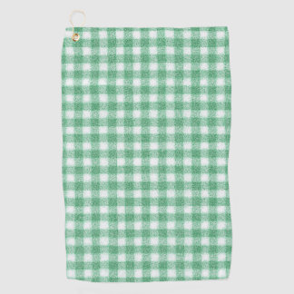 Toalla De Golf Gingham Verde Menta 