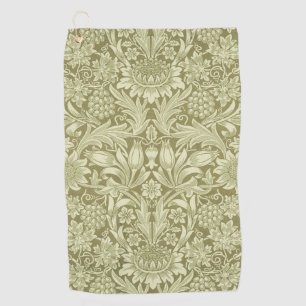 Toalla De Golf Girasol William Morris Vintage Damask Oliva