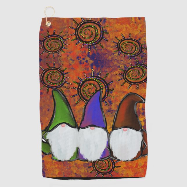 TOALLA DE GOLF GNOMES (Anverso)