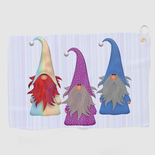 Toalla de golf Gnomes Trio (Horizontal)
