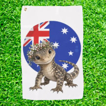 Toalla de golf Goanna Un pequeño trozo de Australi