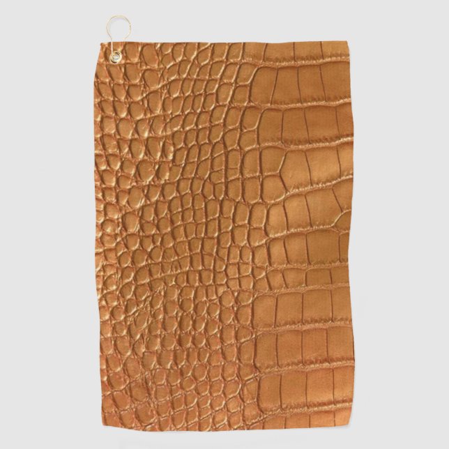 Toalla De Golf Gold leather texture luxury  (Anverso)