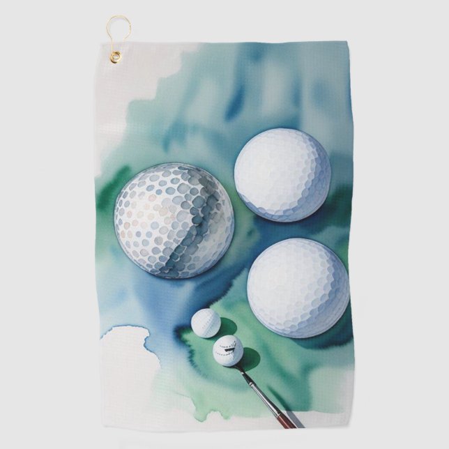Toalla De Golf Golf Ball Splash (Anverso)