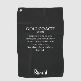 Toalla De Golf Golf Coach Gifts Funny Golfer Trainer Teacher