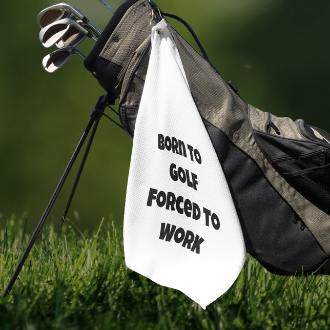 Toalla De Golf Golf con Frases Divertidas (Funny Golf Towel For Your Favorite Sports Golfer. )