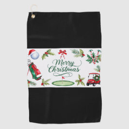 Toalla De Golf Golf con tema de Navidad