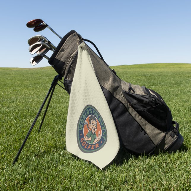 Toalla De Golf Golf Divertido (Verde)