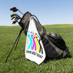 Toalla De Golf Golf elegante en CMYK