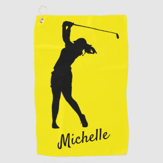 Toalla De Golf Golf "golfer Michelle" de Lefthanded