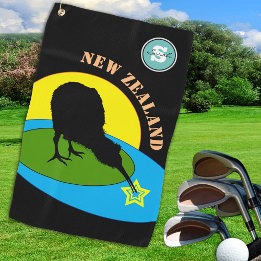Toalla De Golf Golf Kiwi Bird & New Zealand Sports