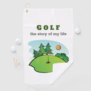 Toalla De Golf Golf la historia de mi vida divertida