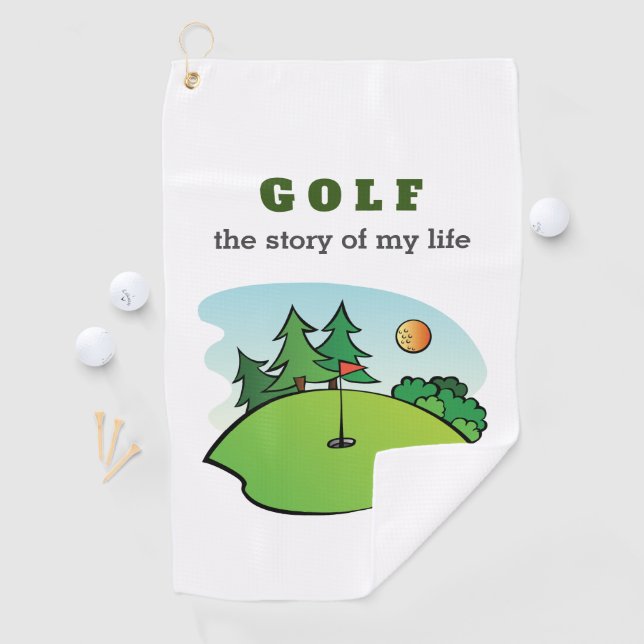 Toalla De Golf Golf la historia de mi vida divertida (In situ)