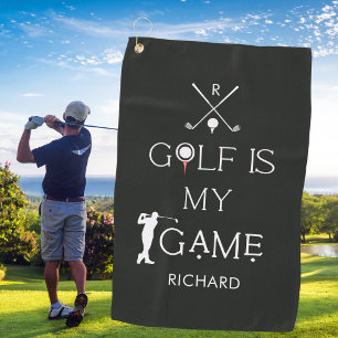 Toalla De Golf *Golf Moderno Personalizado es Mi Juego Personaliz