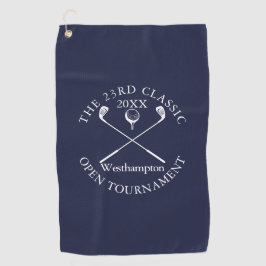 Toalla De Golf Golf Tournament Classic Event Navy Blue