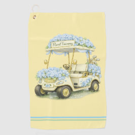 Toalla De Golf Golf Towel | Hydrangea Floral Fairway Gift