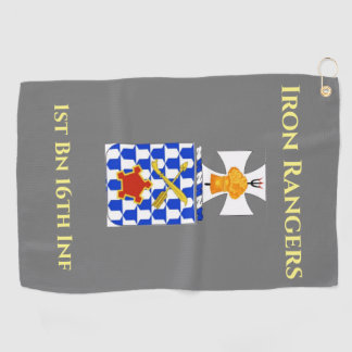 Toalla De Golf Golf Towel with Military Crest