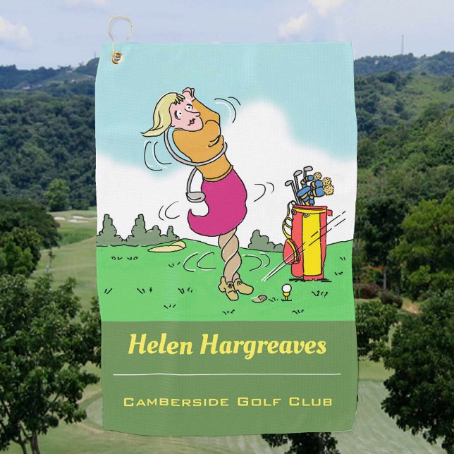 Toalla De Golf Golfer se pone en vilo (Subido por el creador)