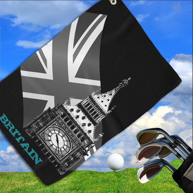 Toalla De Golf Golfing Britain & Big Ben, bandera británica (Subido por el creador)