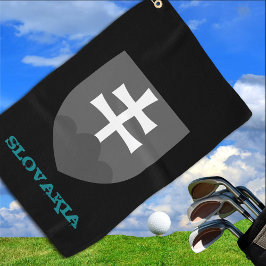 Toalla De Golf Golfing Eslovaquia y Eslovaquia escudo de armas / 