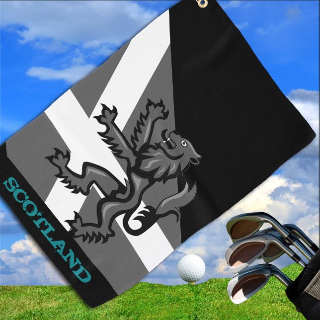Toalla De Golf Golfing Scotland & Rampant, bandera escocesa (Subido por el creador)