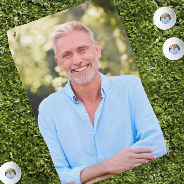 Toalla De Golf Golfista Cree su Propio (Create your Own Photo Golf Towel )